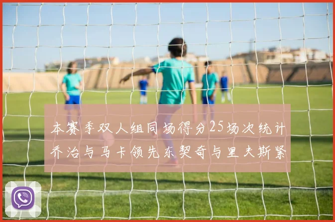 本赛季双人组同场得分25场次统计乔治与马卡领先东契奇与里夫斯紧随其后